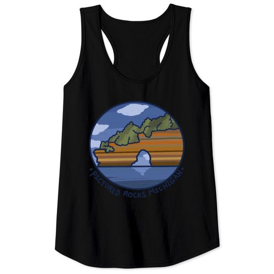 Discover Pictured Rocks Michigan Tank Tops