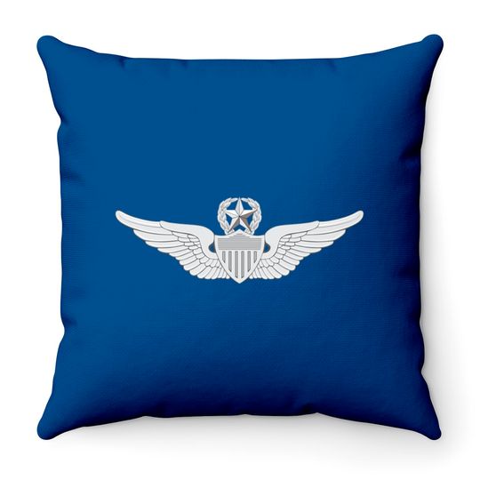 Discover Army Master Aviator Throw Pillows