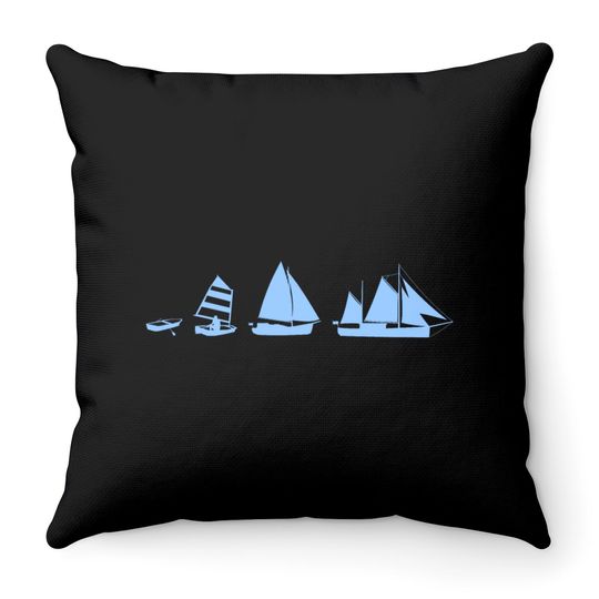 Discover Sailing Throw Pillows