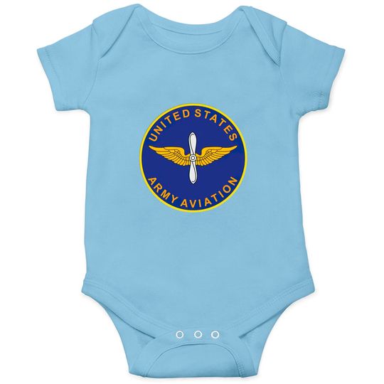 Discover Us Army Aviation Branch Crest Onesies