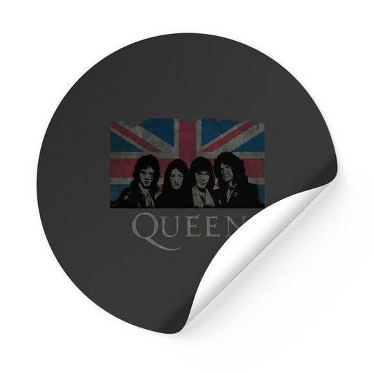 Discover Queen Freddie Mercury Bohemian Rhapsody Black Sticker Stickers