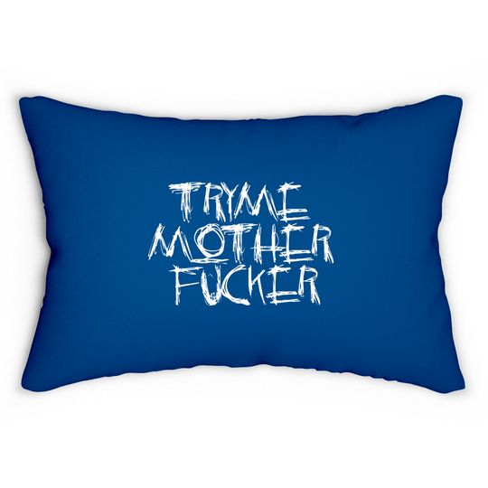 Discover try me motherfucker Lumbar Pillows
