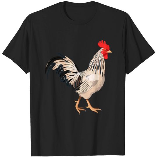 Discover Realistic rooster T-shirt