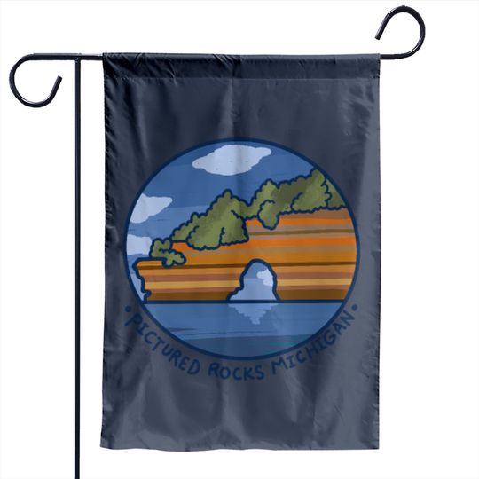 Discover Pictured Rocks Michigan Garden Flags