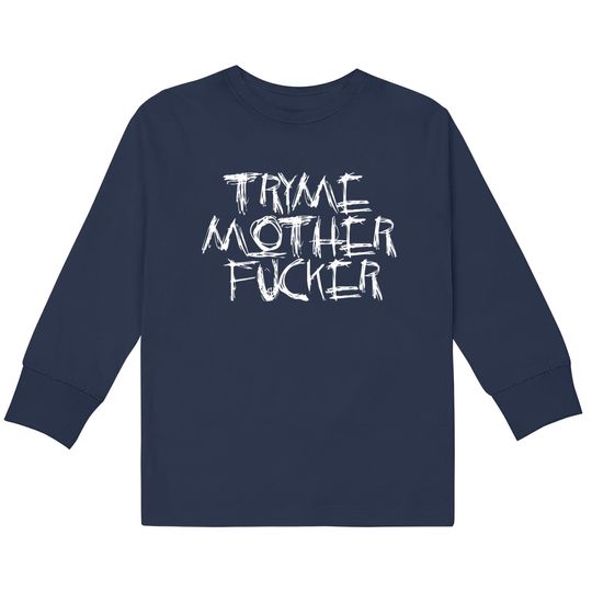 Discover try me motherfucker  Kids Long Sleeve T-Shirts
