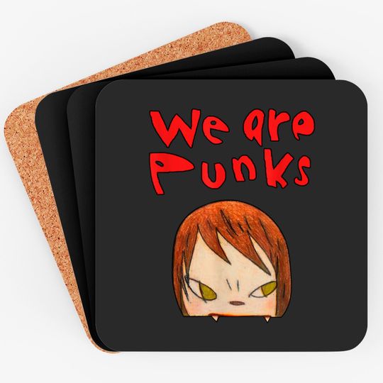 Discover yoshitomo nara we are punks Coasters