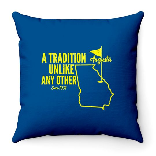 Discover A Tradition Unlike Any Other Augusta Georgia Golfing Throw Pillows, 2022 Masters Golf Tournament Throw Pillows