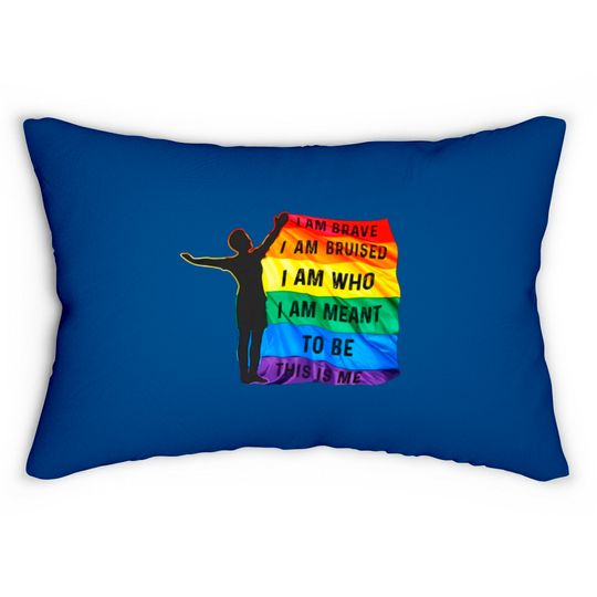Discover LGBT Pride Lumbar Pillows
