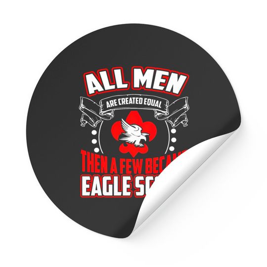 Discover All Men are Created Equal Eagle Scout Stickers
