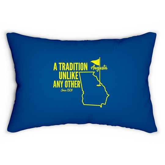 Discover A Tradition Unlike Any Other Augusta Georgia Golfing Lumbar Pillows, 2022 Masters Golf Tournament Lumbar Pillows