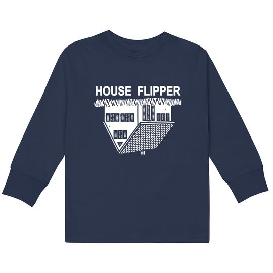 Discover FUNNY HOUSE FLIPPER - REAL ESTATE SHIRT  Kids Long Sleeve T-Shirts