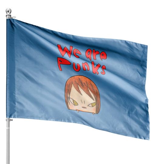 Discover yoshitomo nara we are punks House Flags