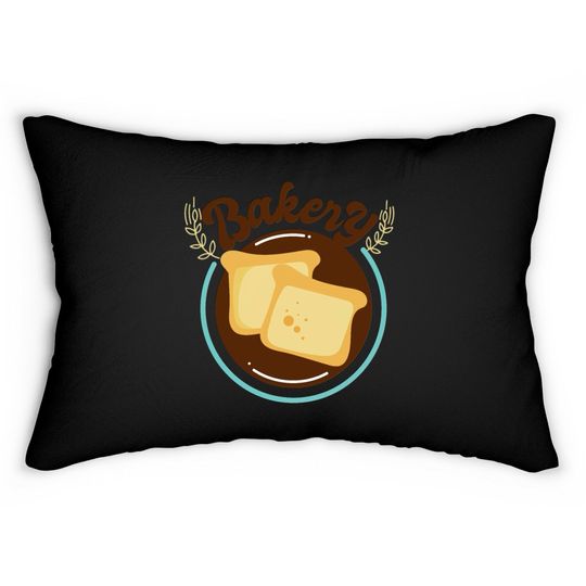 Discover Bakery logo Lumbar Pillows