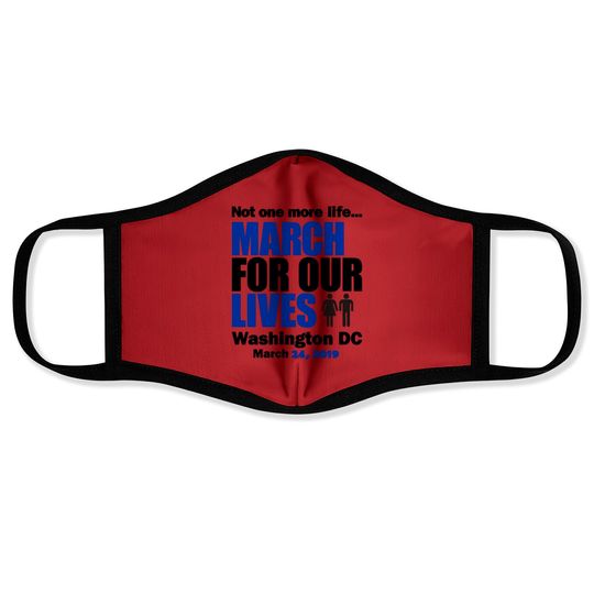 Discover March for our Lives Washington DC 1 Face Masks