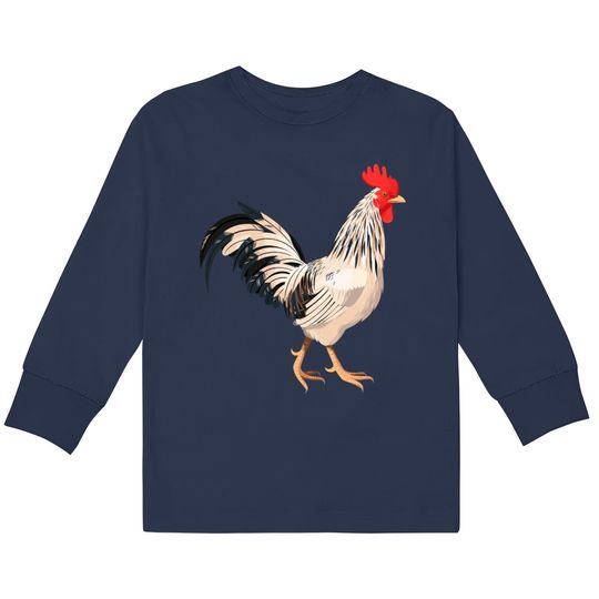 Discover Realistic rooster  Kids Long Sleeve T-Shirts