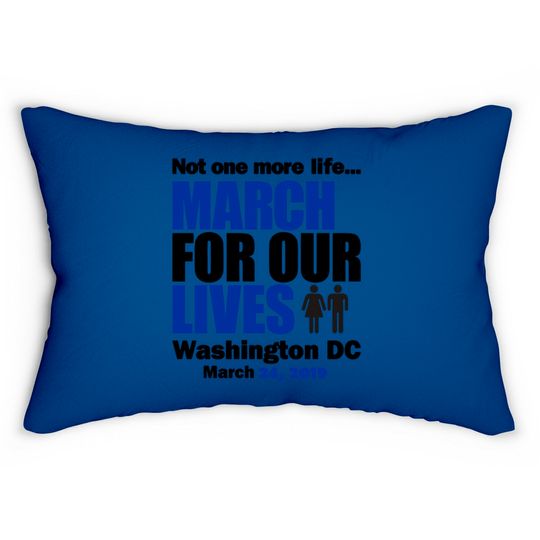 Discover March for our Lives Washington DC 1 Lumbar Pillows