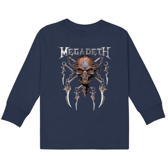 Discover Vintage Megadeth The Best  Kids Long Sleeve T-Shirts, Megadeth Tee, Shirt For Megadeth Fan, Streetwear, Music Tour Merch, 2022 Band Tour Shirt