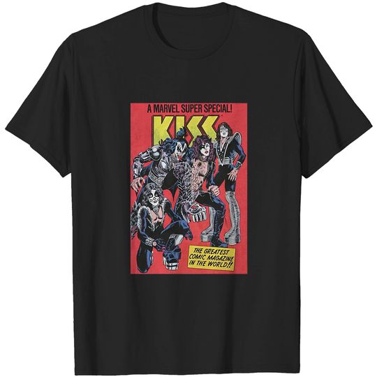 Discover Marvel KISS Special Comic Cover T-Shirt