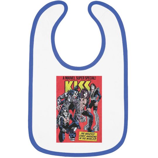 Discover Marvel KISS Special Comic Cover Bibs