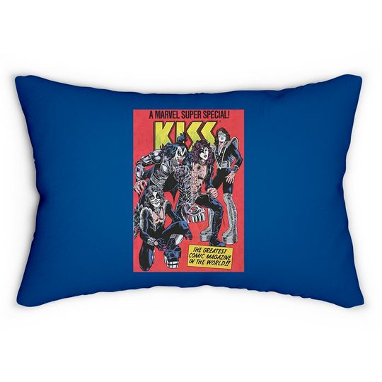Discover Marvel KISS Special Comic Cover Lumbar Pillows