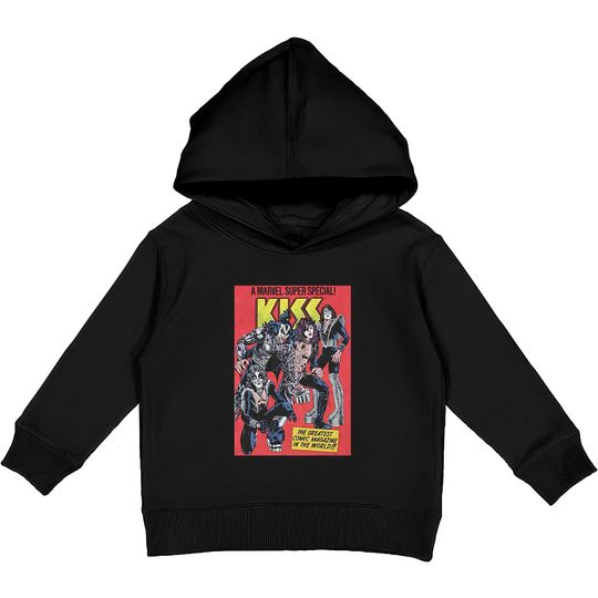 Discover Marvel KISS Special Comic Cover Kids Pullover Hoodies