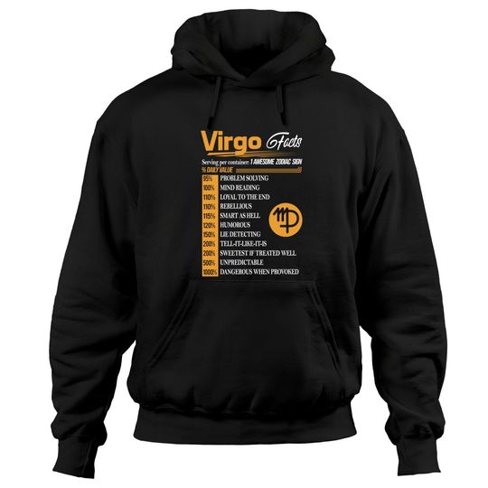 Discover VIRGO FACTS - Virgo Facts - Hoodies