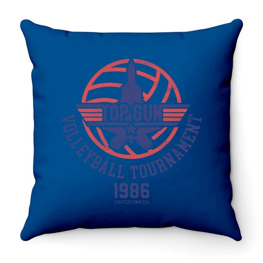 Discover Top Gun Volleyball Tournament - Top Gun - Throw Pillows