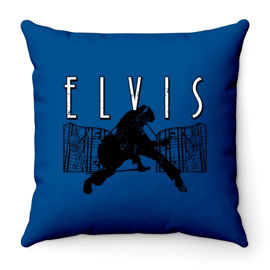 Discover Elvis Graceland - Elvis - Throw Pillows