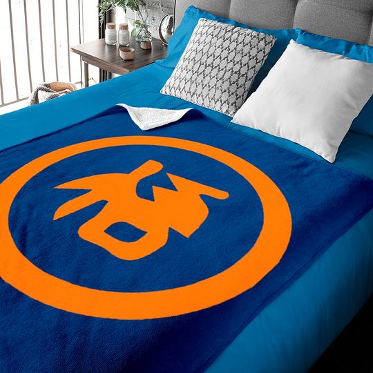 Discover japanese letter written on goku suit is GOKU - Dragon Ball Z - Baby Blankets