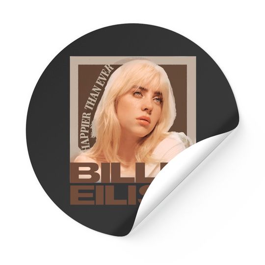 Discover Billie Eilish Happier Than Ever The World Tour 2022 Stickers