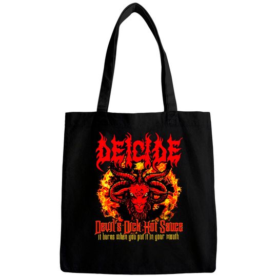 Discover The Devils D*ck Hot Sauce - Metal Bands - Bags