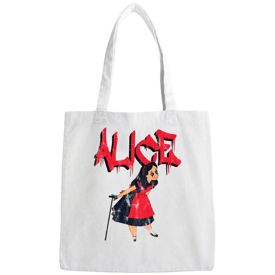 Discover Alice In Wonderland Vs Alice Cooper - Alice Cooper - Bags