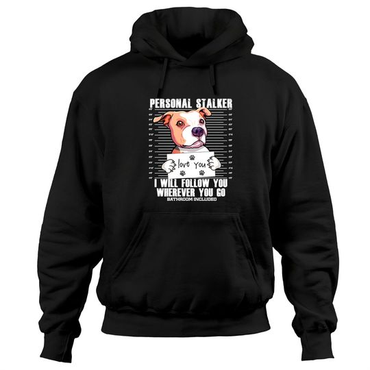 Discover Stalker Pitbull Dog Cartoon - Pitbull - Hoodies