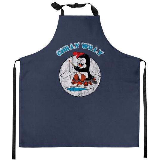 Discover Distressed Chilly willy - Chilly Willy - Kitchen Aprons