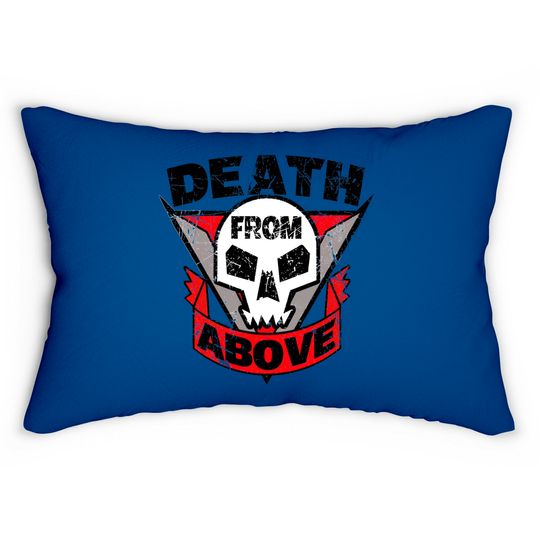 Discover Starship Troopers Death From Above Distressed - Starship Troopers - Lumbar Pillows