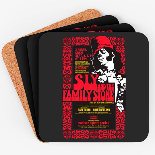 Discover Sly & the Family Stone - Light - Sly The Family Stone - Coasters