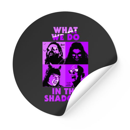 Discover Vintage what we do in the shadows - What We Do In The Shadows - Stickers