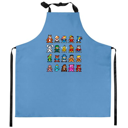 Discover Retro Breakfast Cereal Mascots - Cereal - Kitchen Aprons