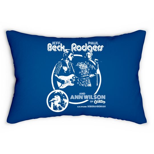 Discover Jeff Beck Paul Rodgers - In Concert - Jeff Beck - Lumbar Pillows