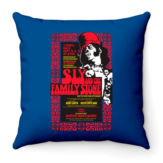 Discover Sly & the Family Stone - Light - Sly The Family Stone - Throw Pillows
