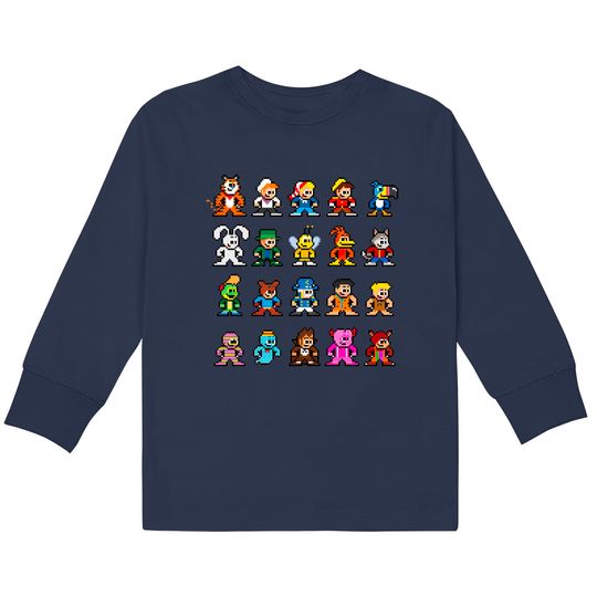 Discover Retro Breakfast Cereal Mascots - Cereal -  Kids Long Sleeve T-Shirts