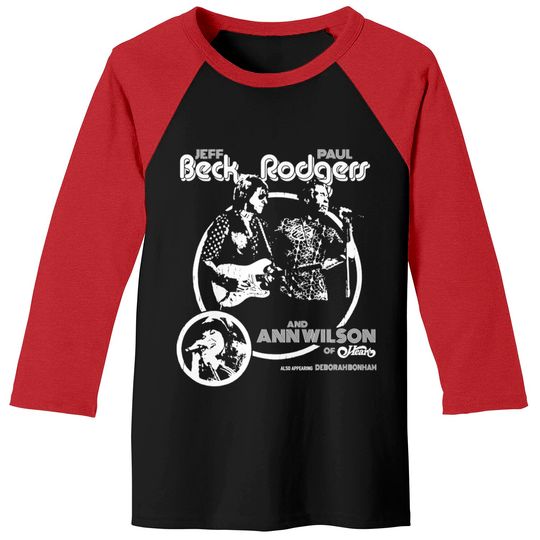 Discover Jeff Beck Paul Rodgers - In Concert - Jeff Beck - Baseball Tees