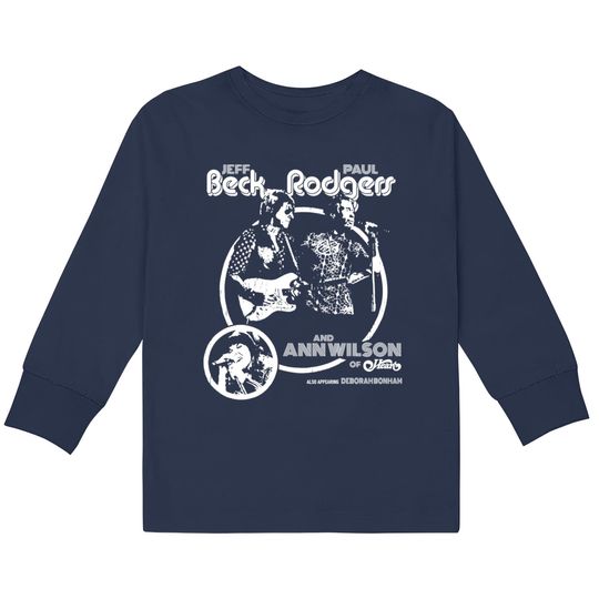 Discover Jeff Beck Paul Rodgers - In Concert - Jeff Beck -  Kids Long Sleeve T-Shirts