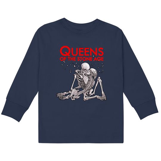 Discover last kiss of my queens - Queens Of The Stone Age -  Kids Long Sleeve T-Shirts