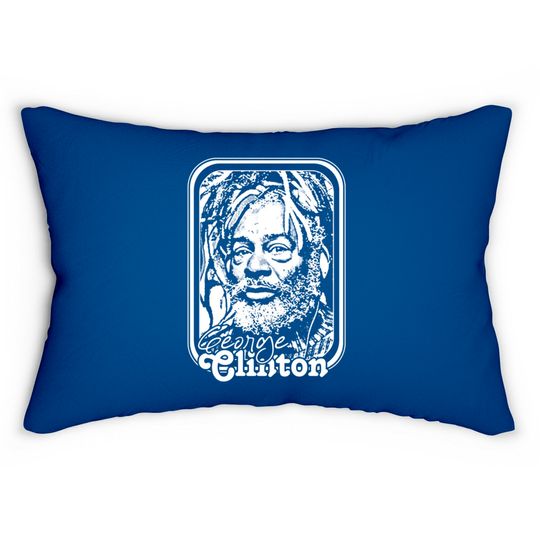 Discover George Clinton /// Retro 70s Music Fan Design - George Clinton - Lumbar Pillows