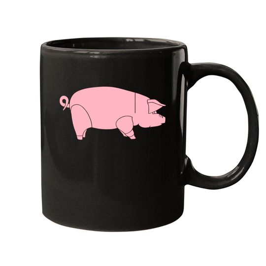 Discover PIG FLOYD Mug, the 70s Mugs, Pink Floyd Mug, pink floyd Mug, retro Mug,rock Mug, pink pig - Pink Floyd - Mug