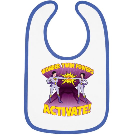 Discover Wonder Twin Powers Activate! - Wonder Twins - Bibs