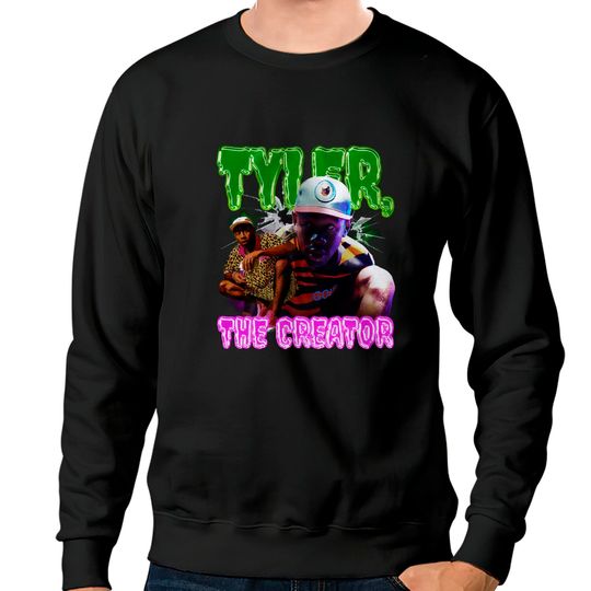 Discover Tyler the Creator Sweatshirts - Graphic Sweatshirts, Rapper Sweatshirts, Hip Hop Sweatshirts