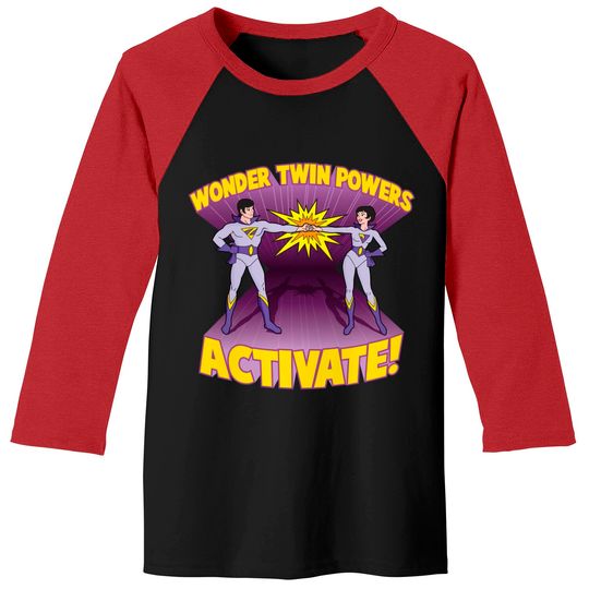 Discover Wonder Twin Powers Activate! - Wonder Twins - Baseball Tees