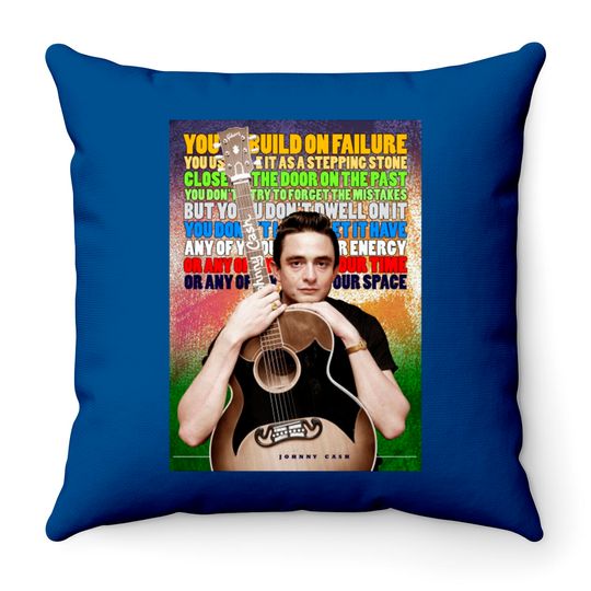 Discover Johnny Cash Inspirational Quote - Johnny Cash - Throw Pillows